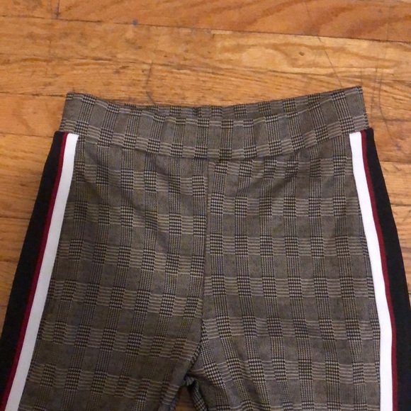 Zara: high waisted comfortable plaid print legging - Picture 4 of 5